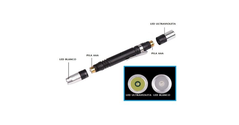 Linterna Ovoscopio Ultravioleta Detector de Piojillos - Imagen 2