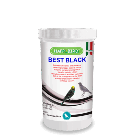 Best Black (Refuerza la melanina y la eumelanina negra) HAPPY BIRD