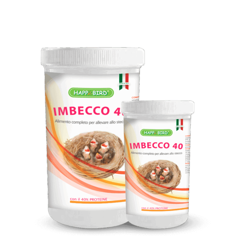 Imbecco 40 HAPPYBIRD Papilla embuchar pichones