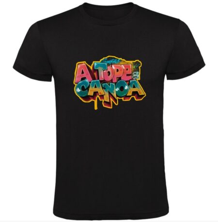 CAMISETA A TOPE CANOA NEGRA