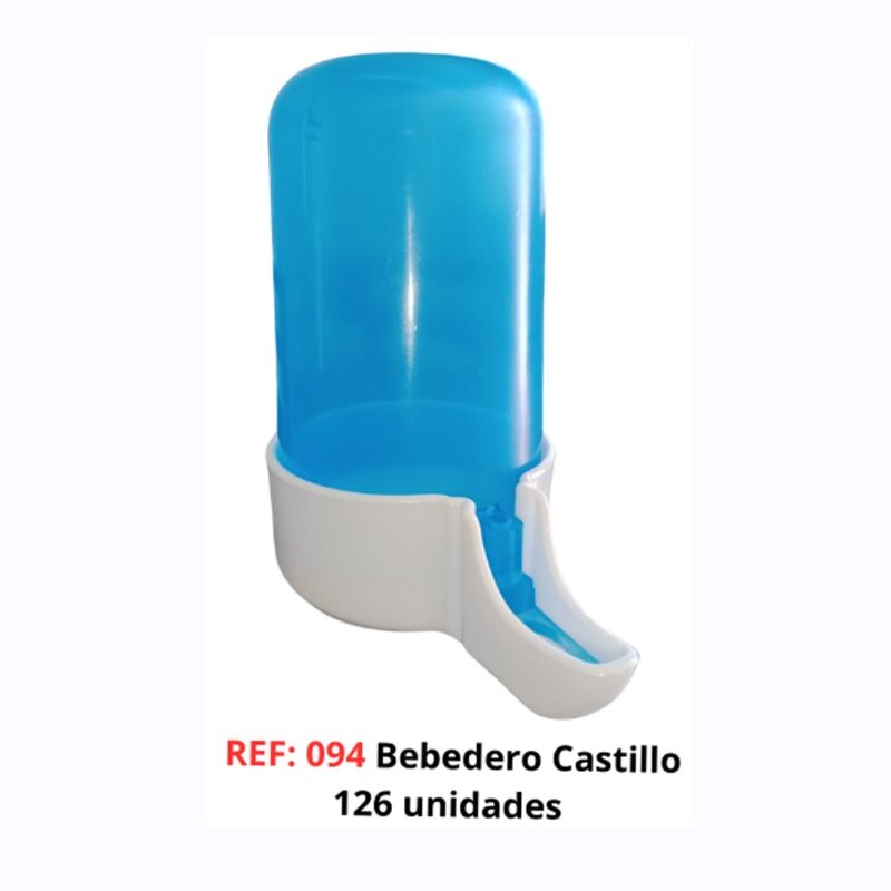 REF: 094 Bebedero Castillo color azul
