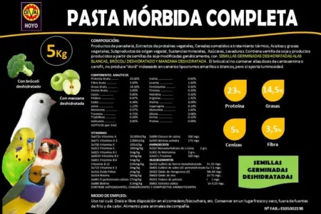 PASTA DE CRIA COMPLETA DIVAL HOYO