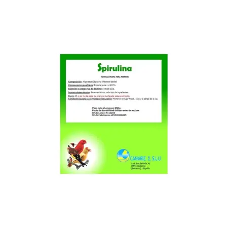 DAX - ESPIRULINA CANARIZ SOBRE 250 gr